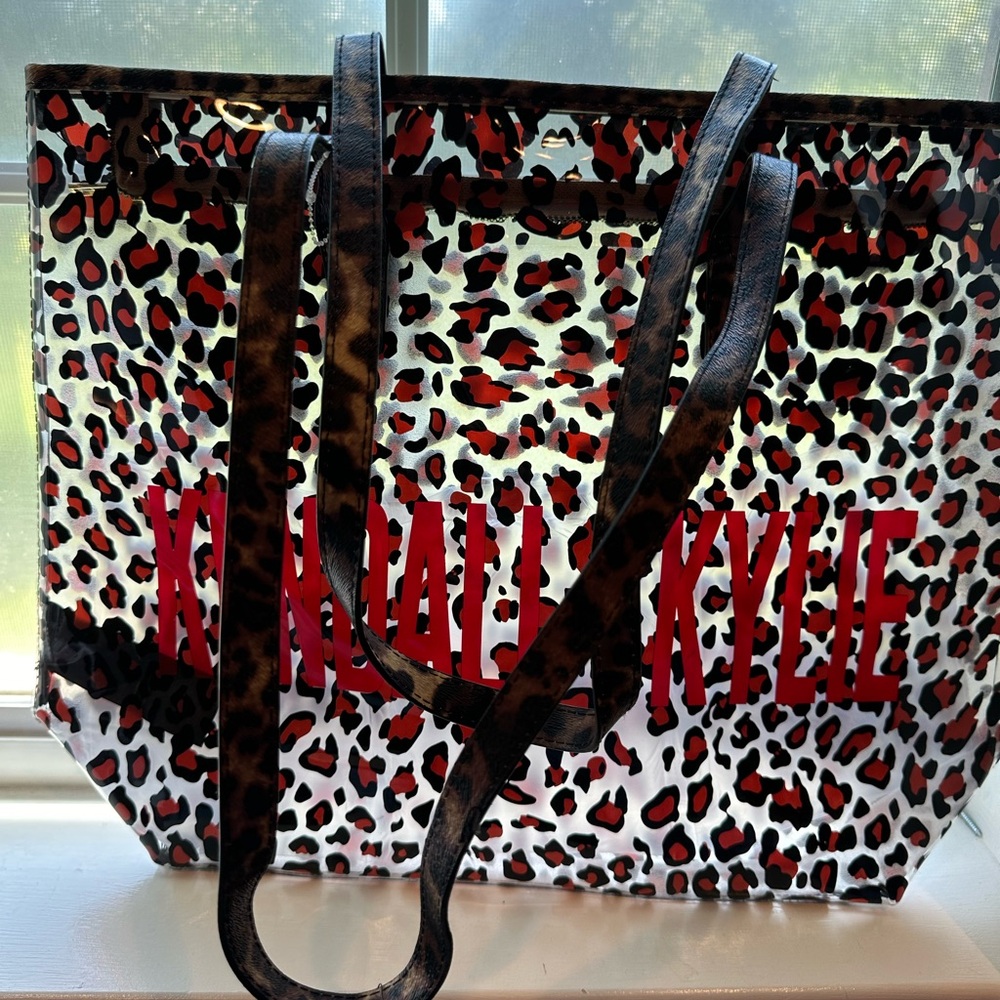 Kendall & Kylie clear tote bag